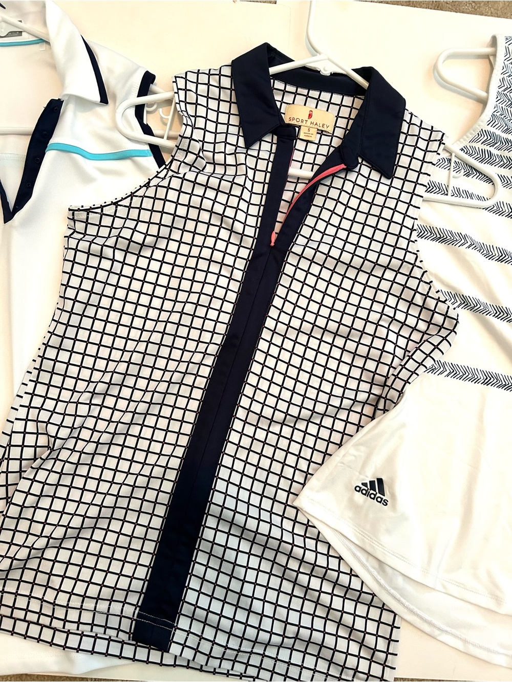 Bundle of 3 New Golf Shirts, Adidas, Sport Haley & Callaway size S